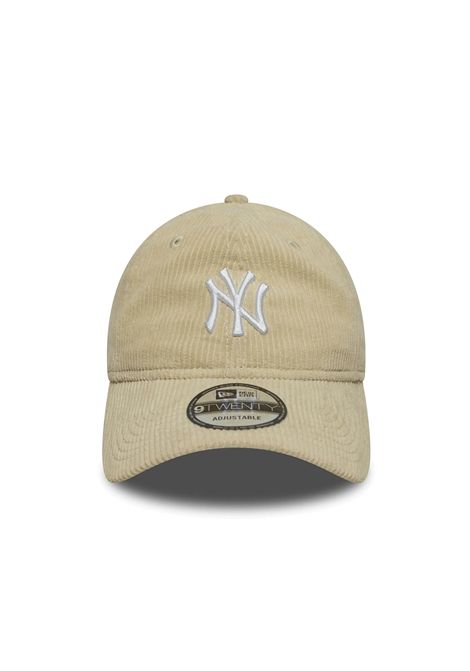 Cappello New Era 9TWENTY NY Yankees MLB Cord Beige Bianco Unisex NEW ERA | Cappelli | 60691241-